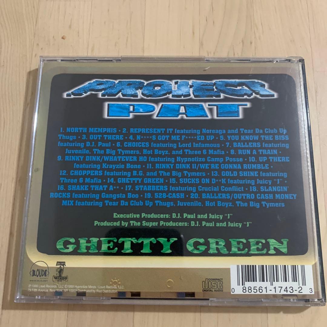 洋楽 Project Pat Ghetty Green cd g-rap