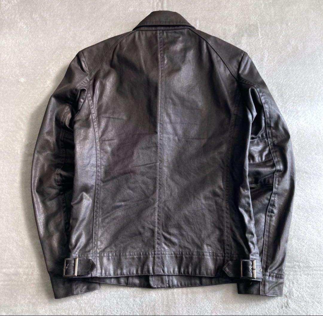 トルネードマート ライダースジャケット コーティング 黒 M