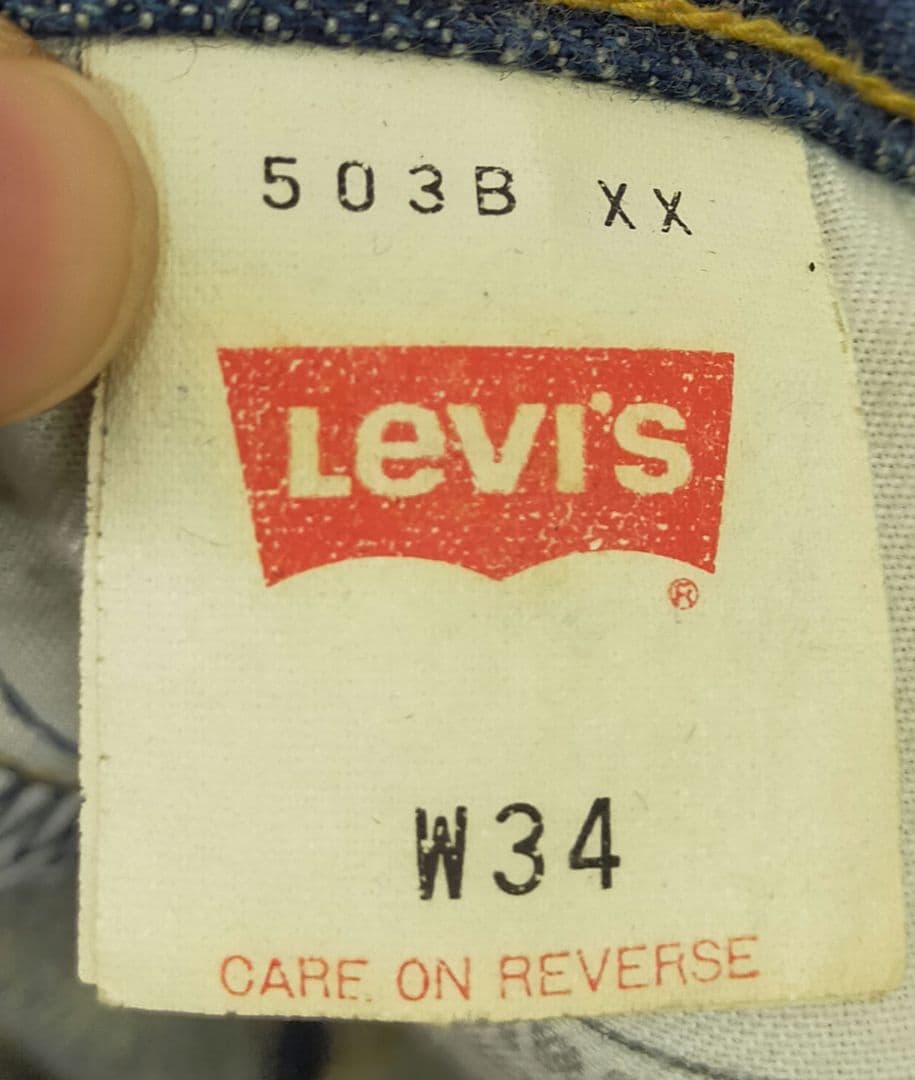【日本製】Levi's リーバイス 503BXX W34　J22 デニムパンツ