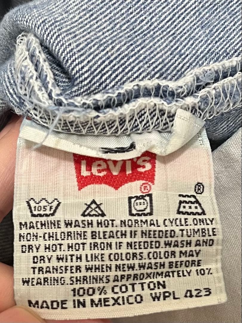 00s Levi's 501xx ストレート　デニム　ボタン裏190 　W38
