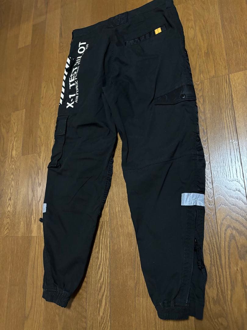 AVIREX HANGER アビレックス コンビネーション ヘリパンツ　黒　M
