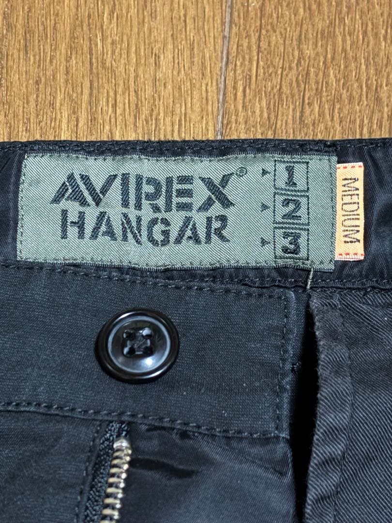 AVIREX HANGER アビレックス コンビネーション ヘリパンツ　黒　M