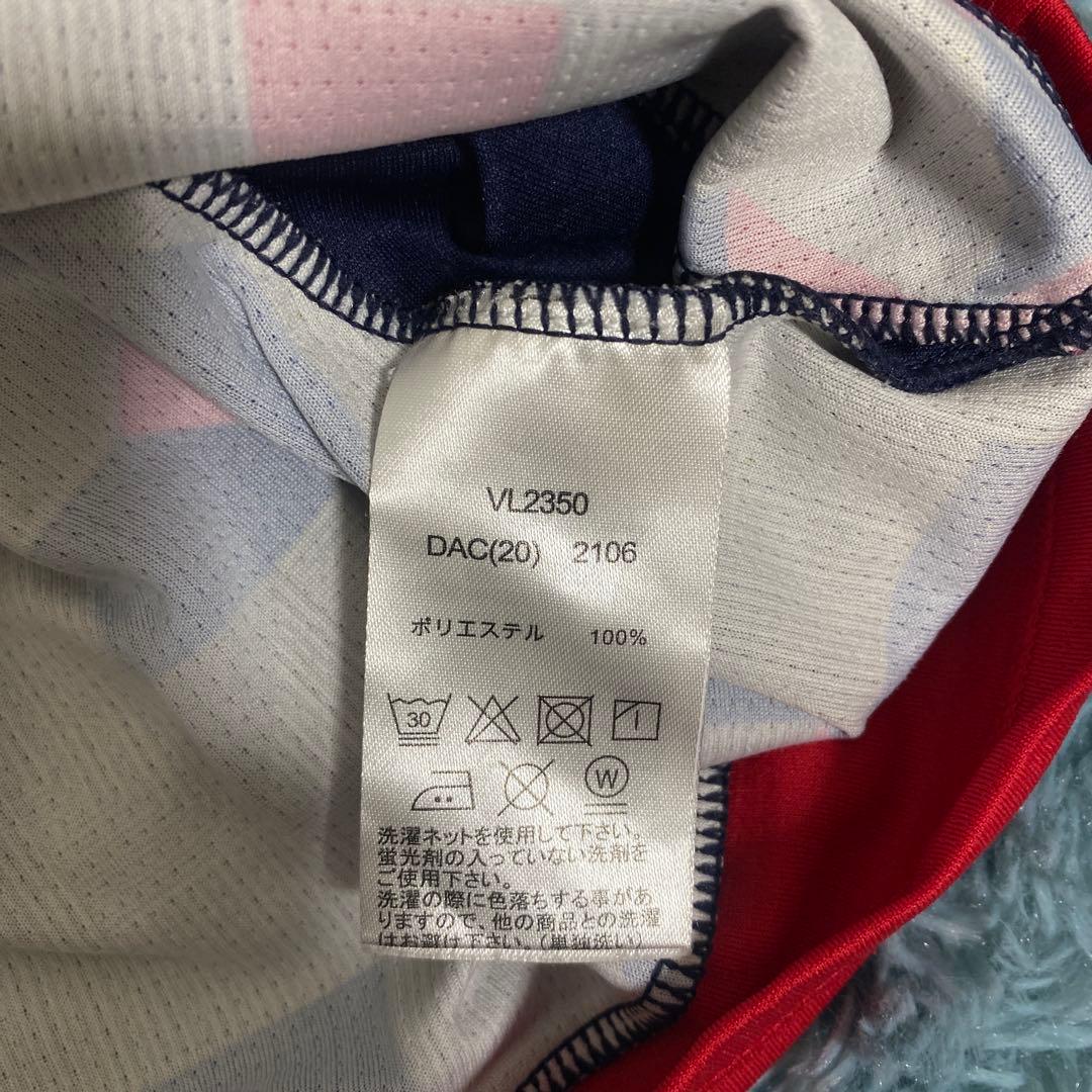FILA テニス　レディース　上下セット　XL M テニスウェア　赤　柄