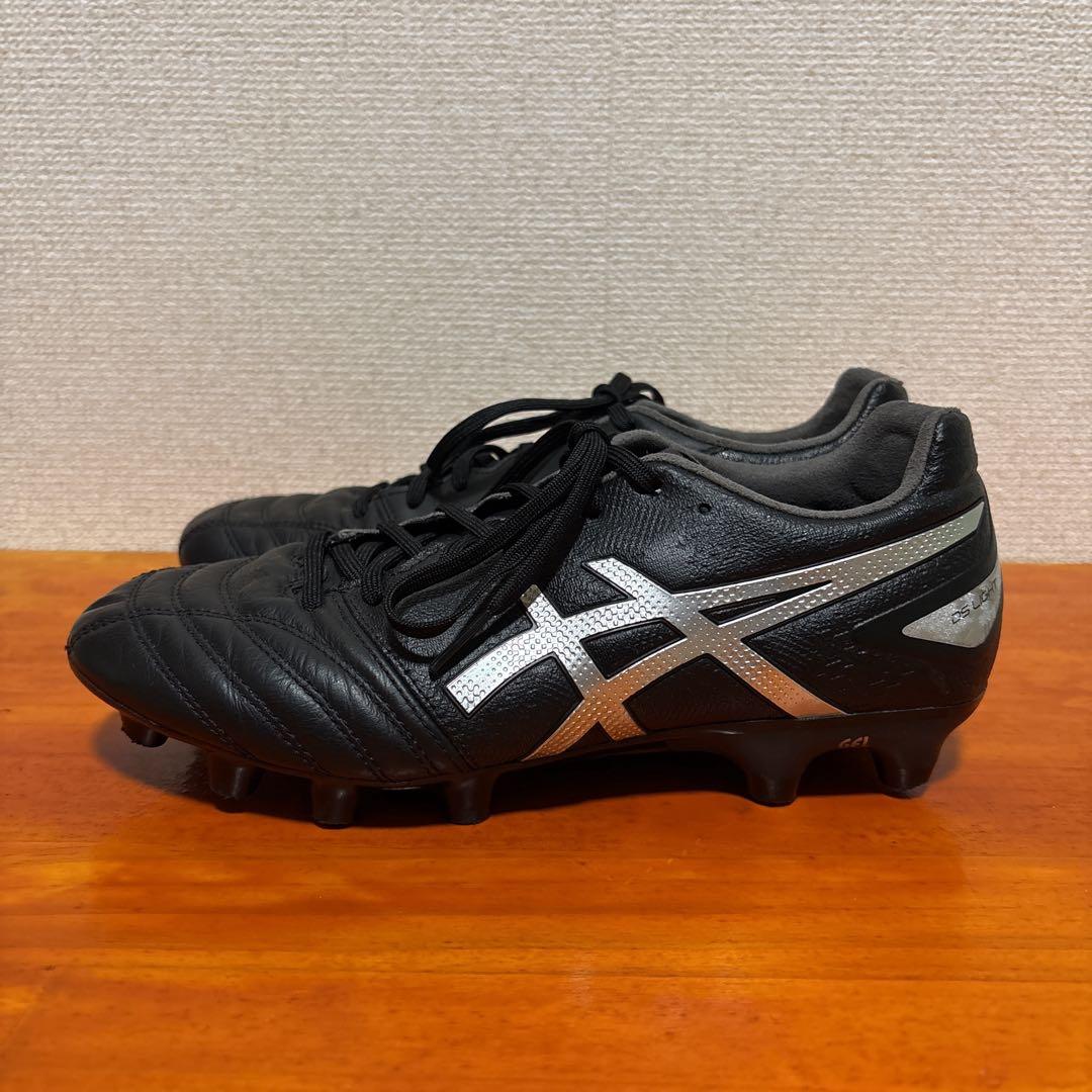 ASICS DS LIGHT 25cm サッカー スパイク　黒