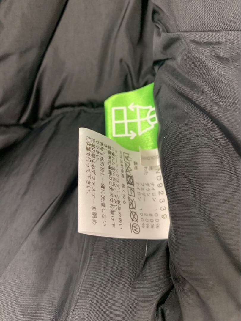 新品正規タグ ノースフェイス ノベルティヌプシベスト ND92339 ブラック