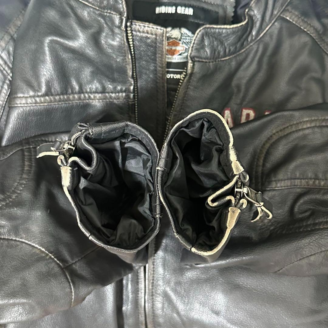 B*N様 ⭐️90s⭐️HARLEY DAVIDSON 山羊革　ライダースジャケ