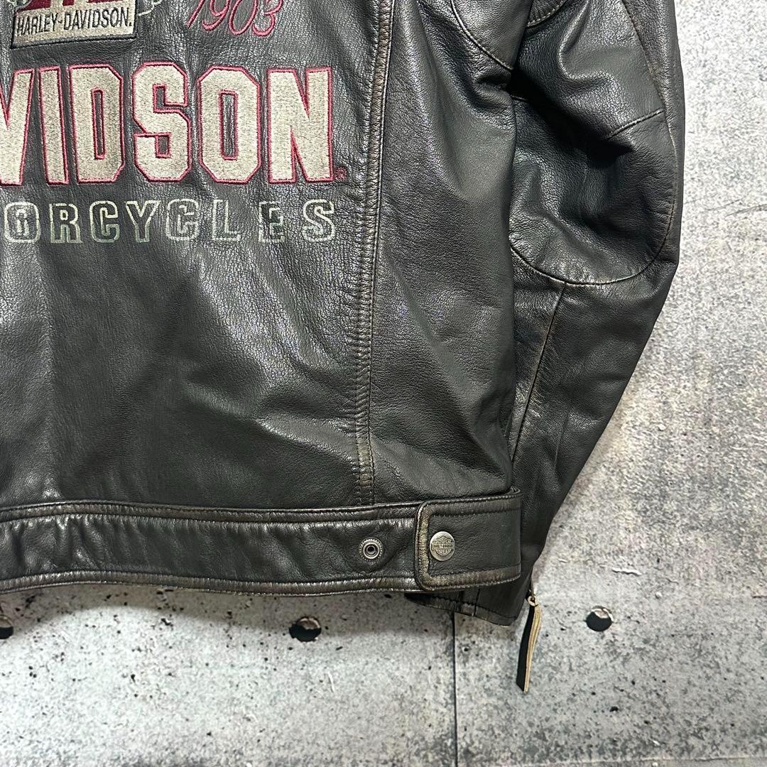 B*N様 ⭐️90s⭐️HARLEY DAVIDSON 山羊革　ライダースジャケ