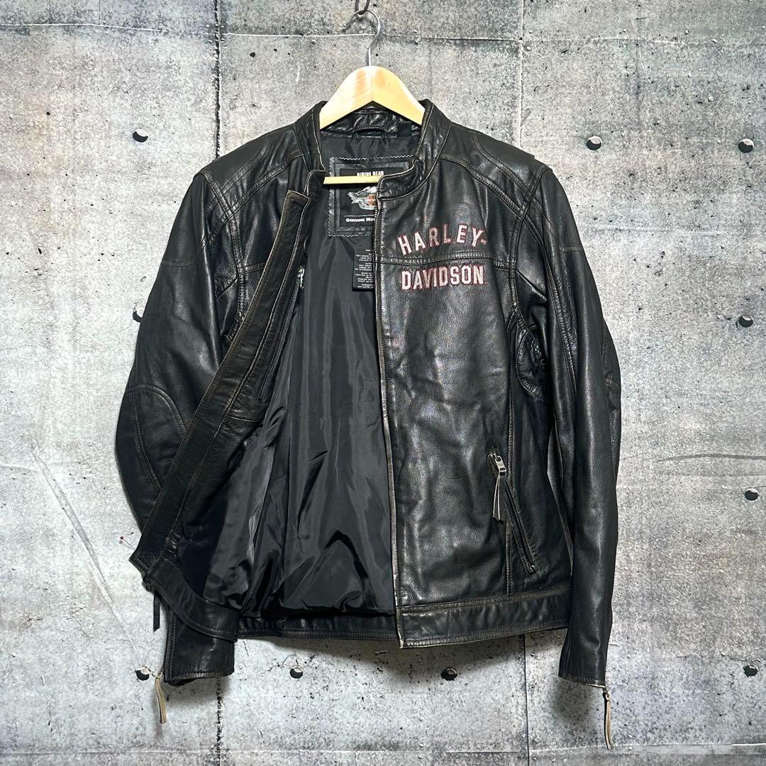 B*N様 ⭐️90s⭐️HARLEY DAVIDSON 山羊革　ライダースジャケ