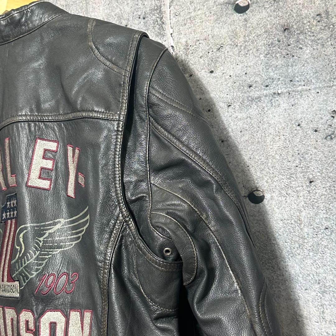 B*N様 ⭐️90s⭐️HARLEY DAVIDSON 山羊革　ライダースジャケ