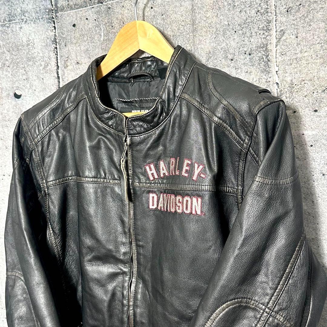 B*N様 ⭐️90s⭐️HARLEY DAVIDSON 山羊革　ライダースジャケ