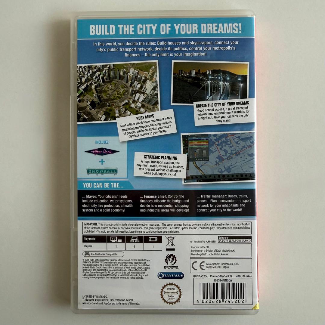 Cities Skylines シティーズスカイライン 輸入版 switch