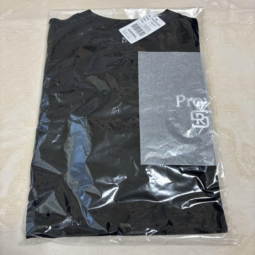 エゴザル RIKU Prove RS ロゴTシャツ L ブラック 瀬川琉久