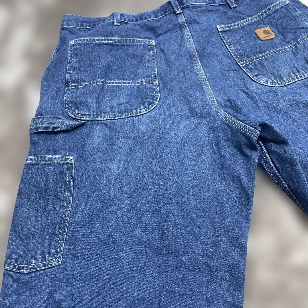 14年メキシコ製Carhartt ペインターパンツ デニムブルー 38X30