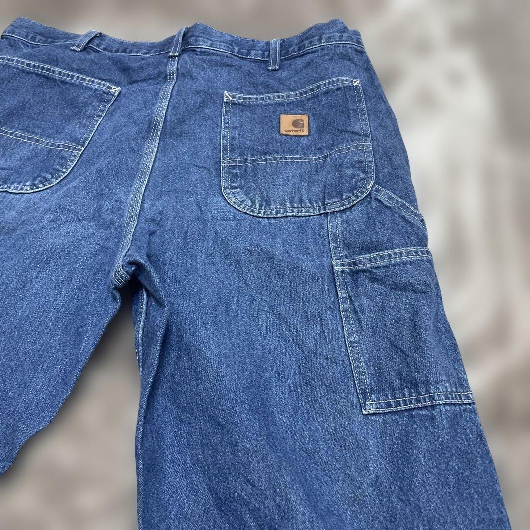 14年メキシコ製Carhartt ペインターパンツ デニムブルー 38X30