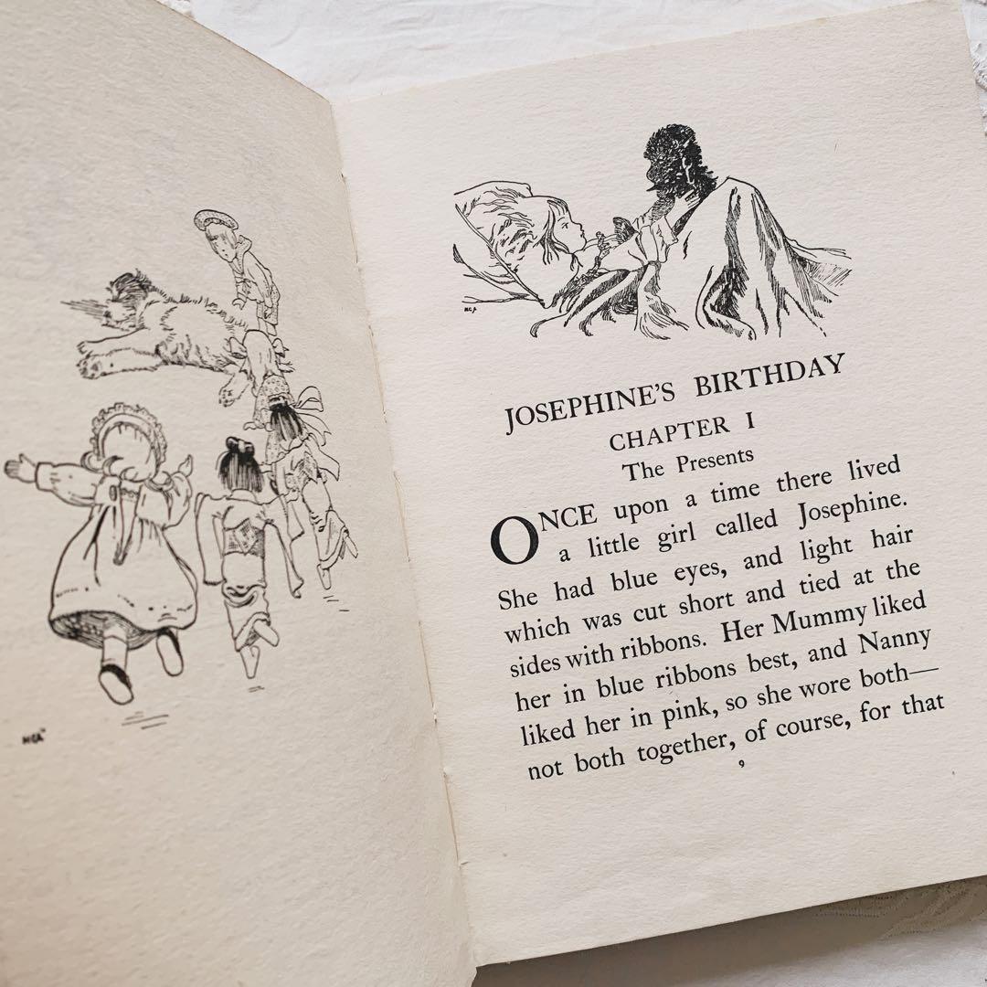 ꙳⋆ビンテージ児童書 ❀ 洋書 お人形たちとのお誕生日 ヴィンテージ 絵本 古書