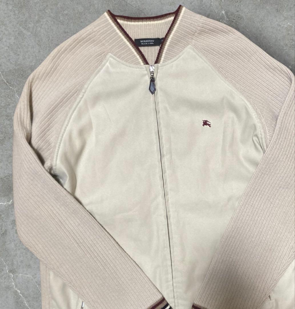 BURBERRY BLACK LABEL トラックジャケット　スエード　古着