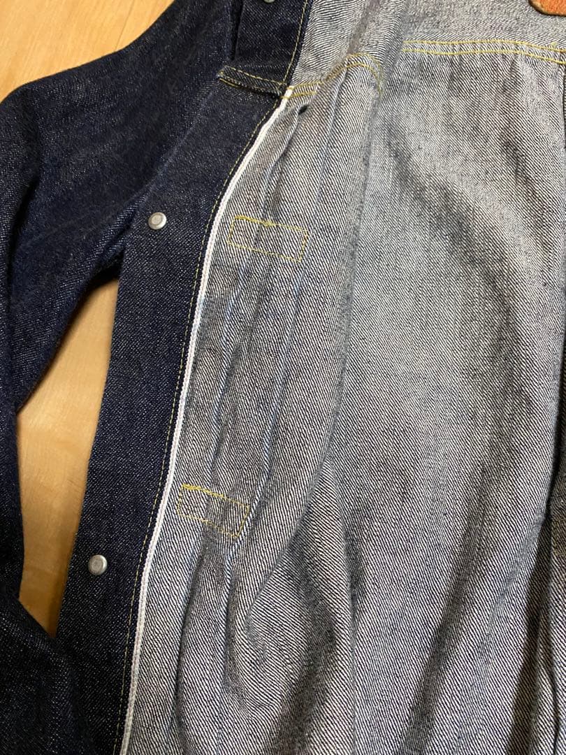 TCB JEANS ジーンズ S40's デニムジャケット 赤タブ Tバック
