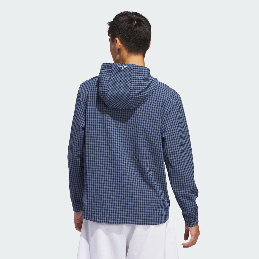 adidas × MALBON GOLF ギンガムチェックアノラックフーディー