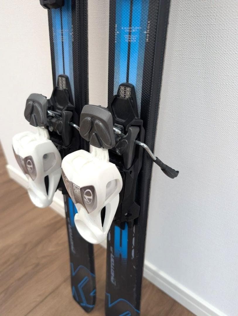 【ジュニア】スキー2点セット　K2 FOHTON124センチ　REXXAM 93