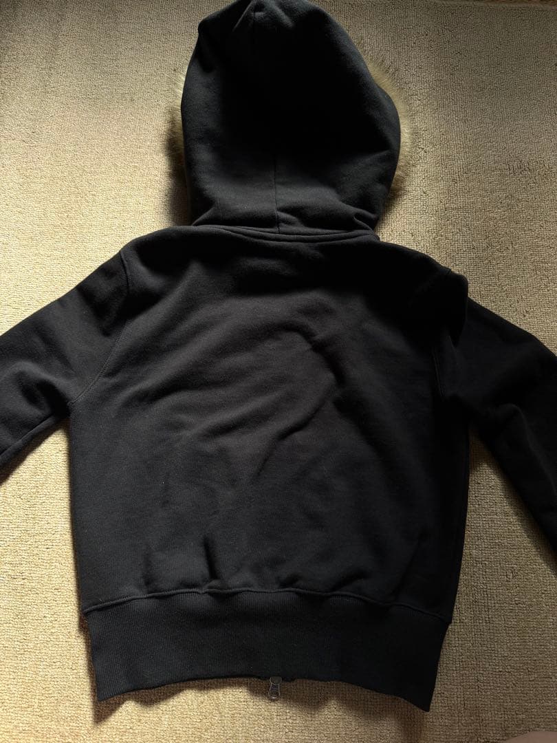 MIDNIGHTMOVE crop hair zip up ジップアップ