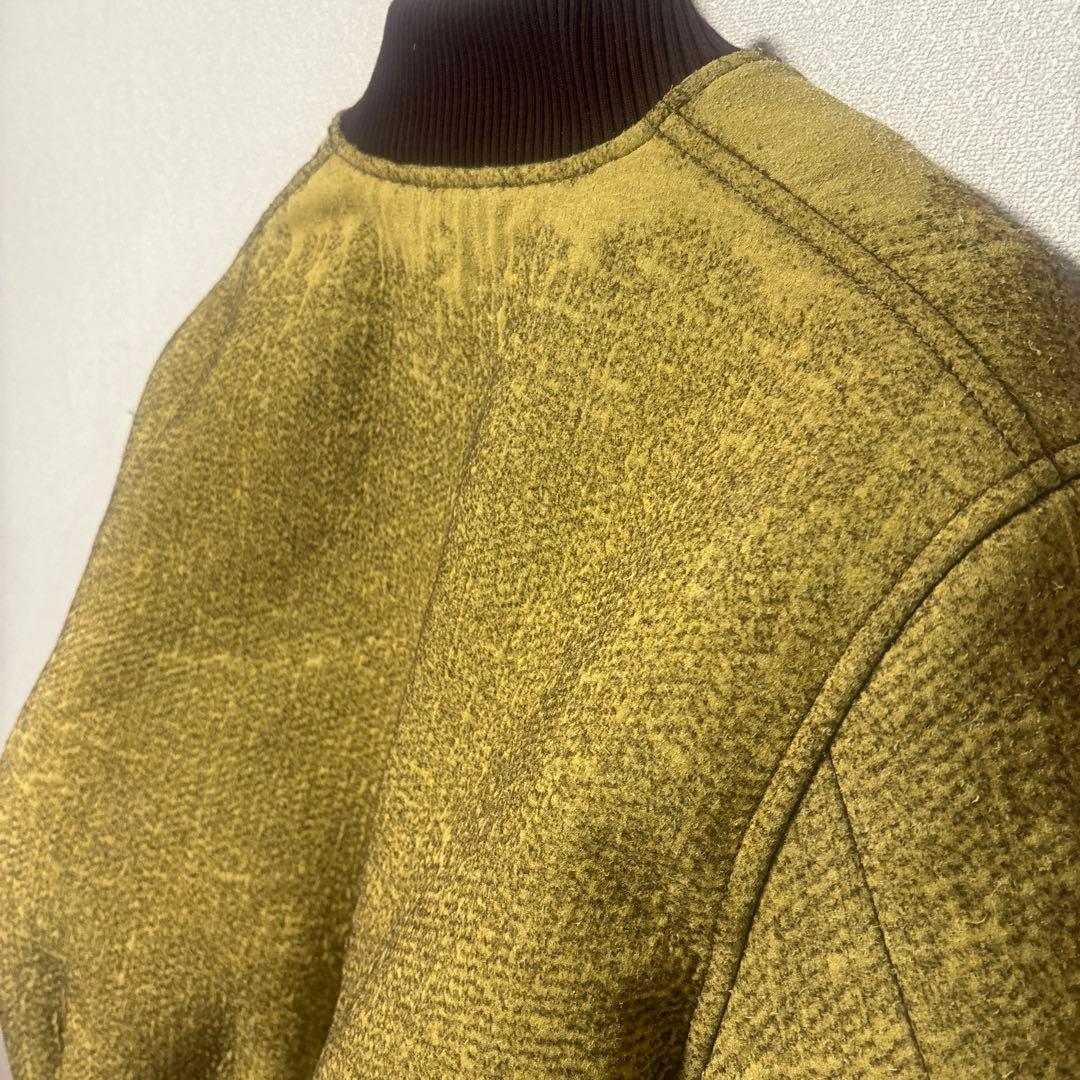 【MASU】ANGEL BOMBER JACKET - YELLOW 46