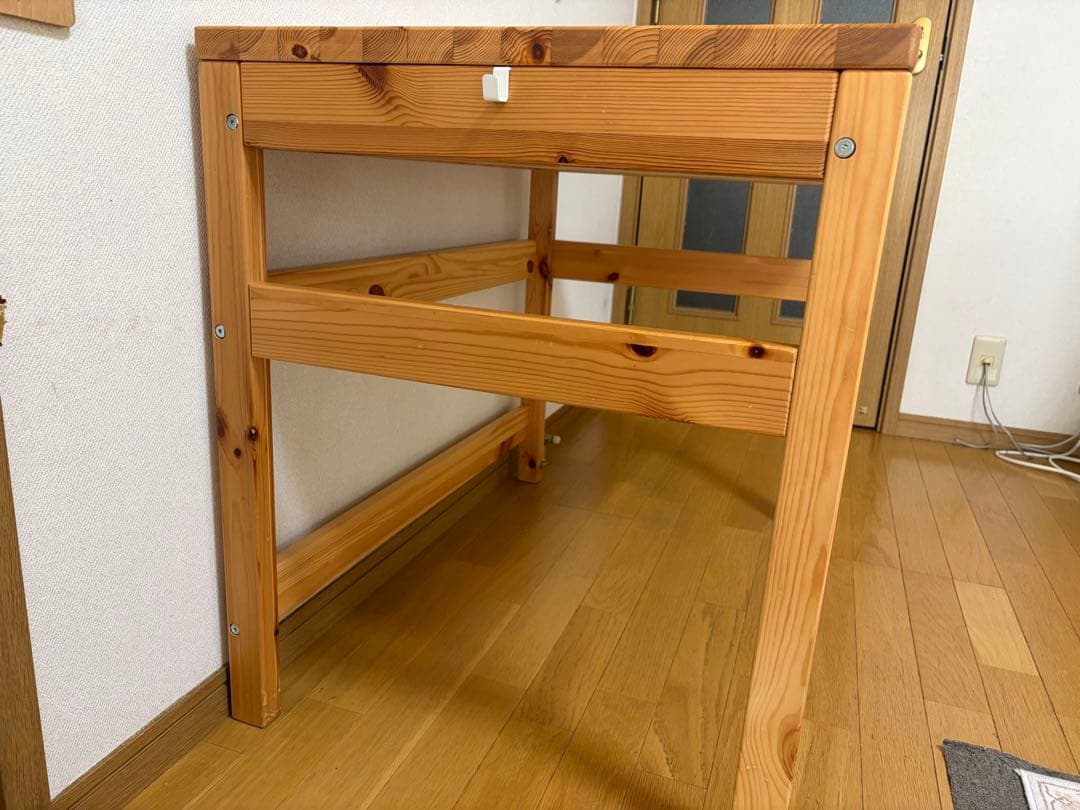 無印良品パイン材デスク幅86×奥58×高70