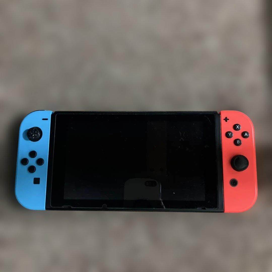 あ*ん様 Nintendo Switch ネオンブルー／レッド+ 付属品