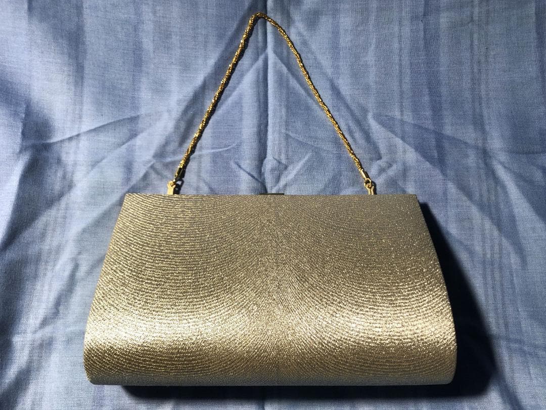 フォーマル草履・バッグセット　金色　女性Mサイズ　辻屋本店【未使用品】