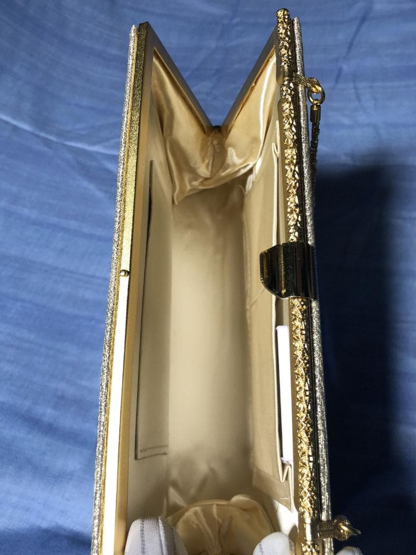 フォーマル草履・バッグセット　金色　女性Mサイズ　辻屋本店【未使用品】