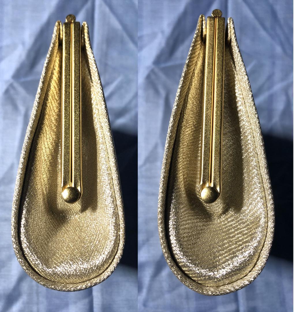 フォーマル草履・バッグセット　金色　女性Mサイズ　辻屋本店【未使用品】