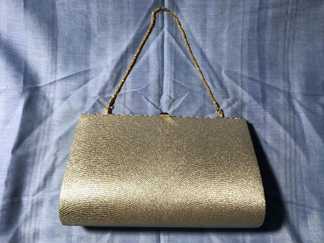 フォーマル草履・バッグセット　金色　女性Mサイズ　辻屋本店【未使用品】