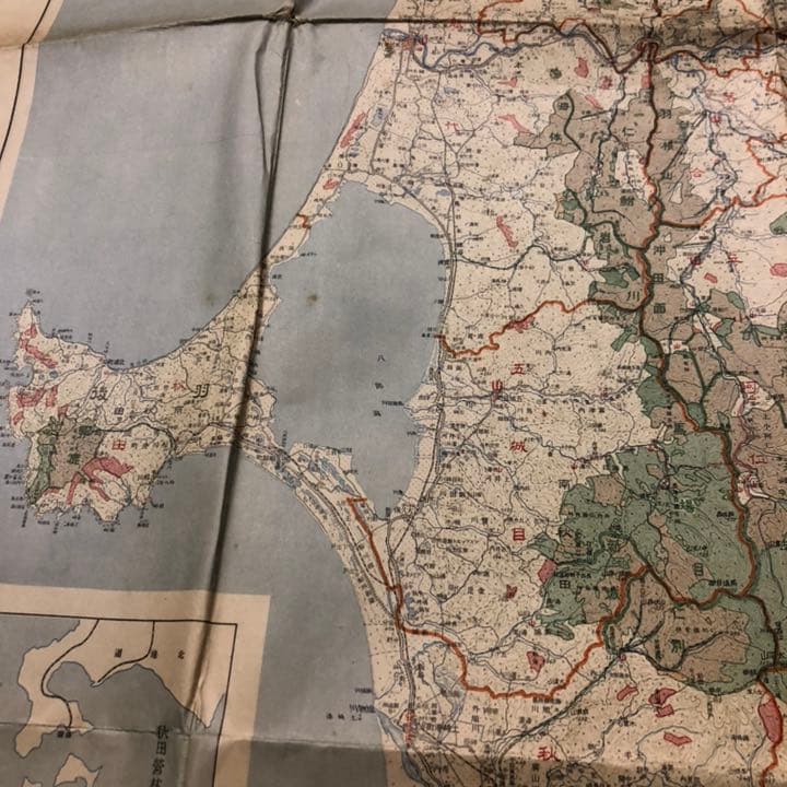 秋田営林局管内図