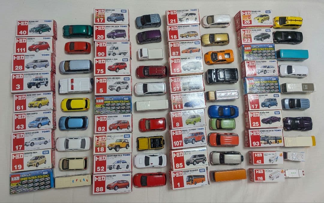 【中古・新品あり】トミカ いろいろ ミニカーセット 39台