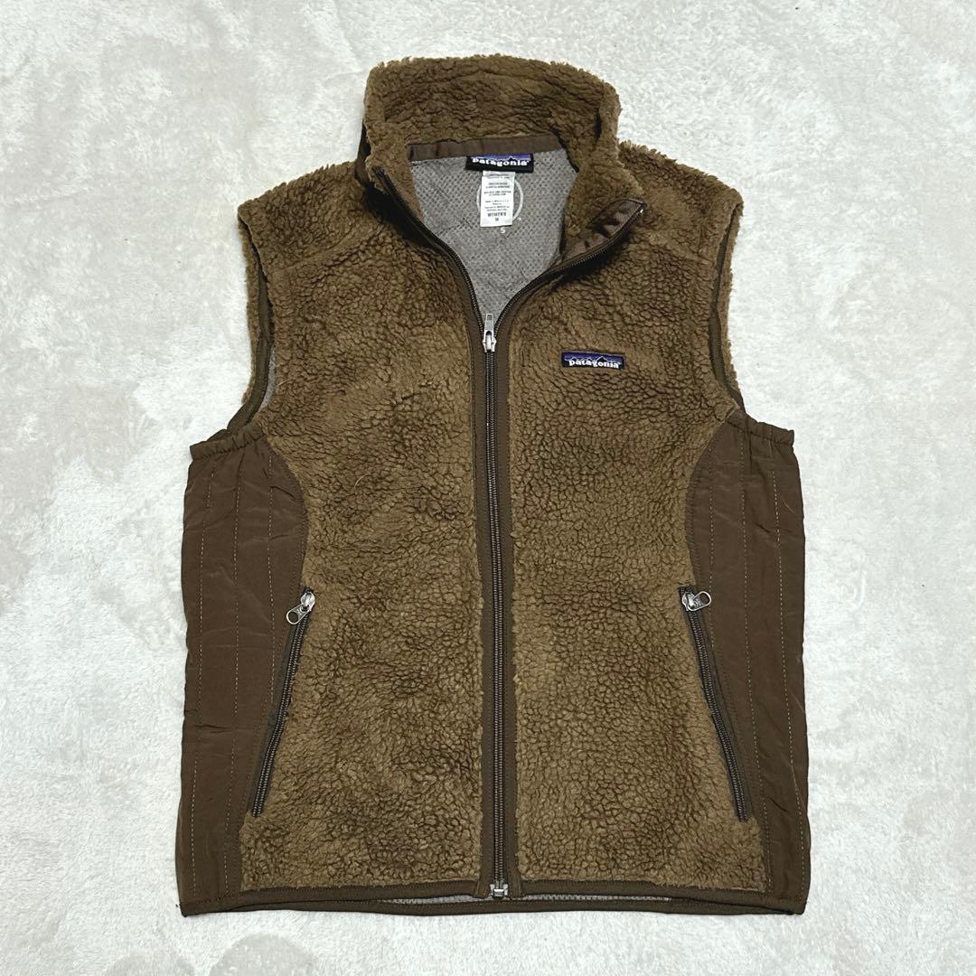 パタゴニア　ボアベスト　patagonia ブラウン　Mサイズ