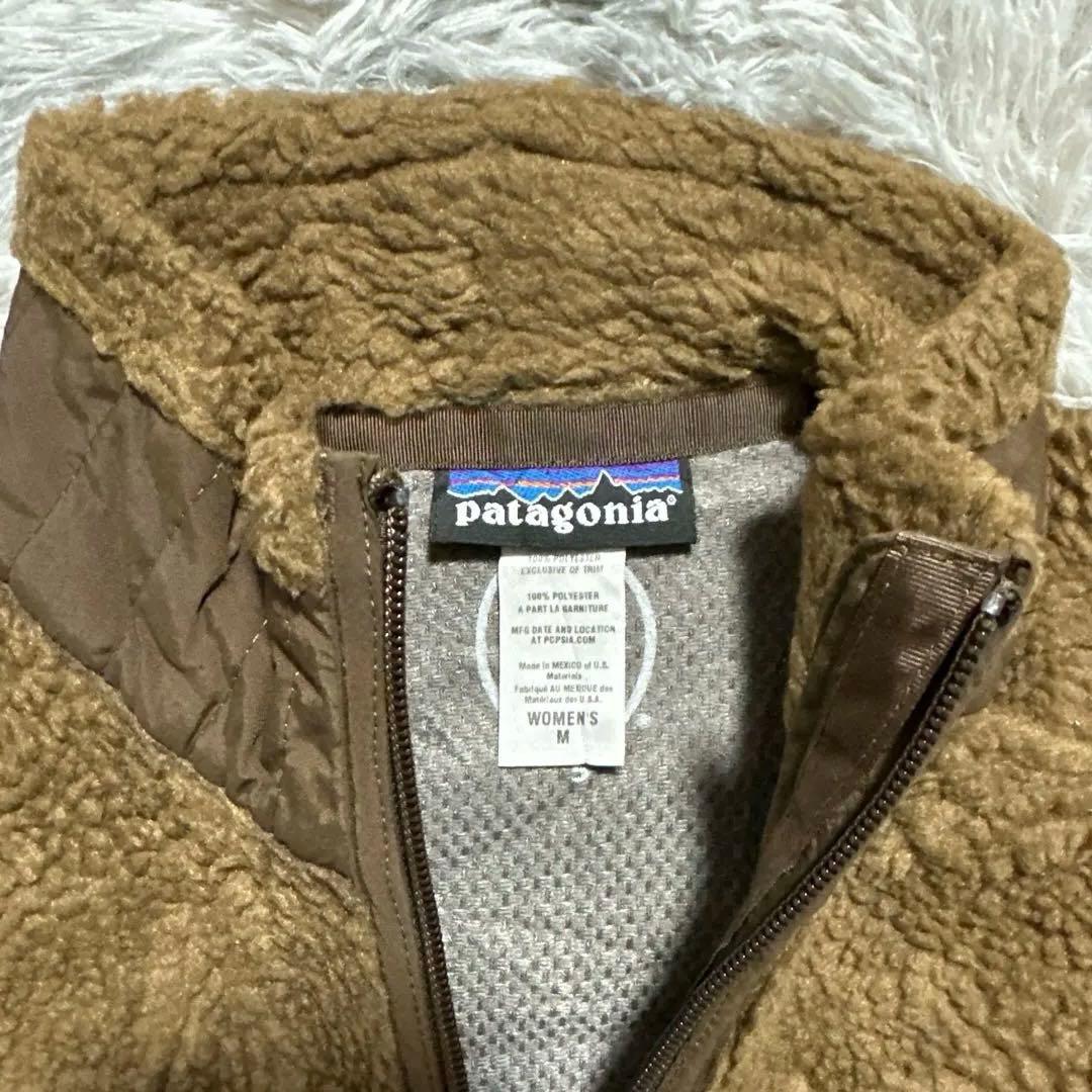 パタゴニア　ボアベスト　patagonia ブラウン　Mサイズ