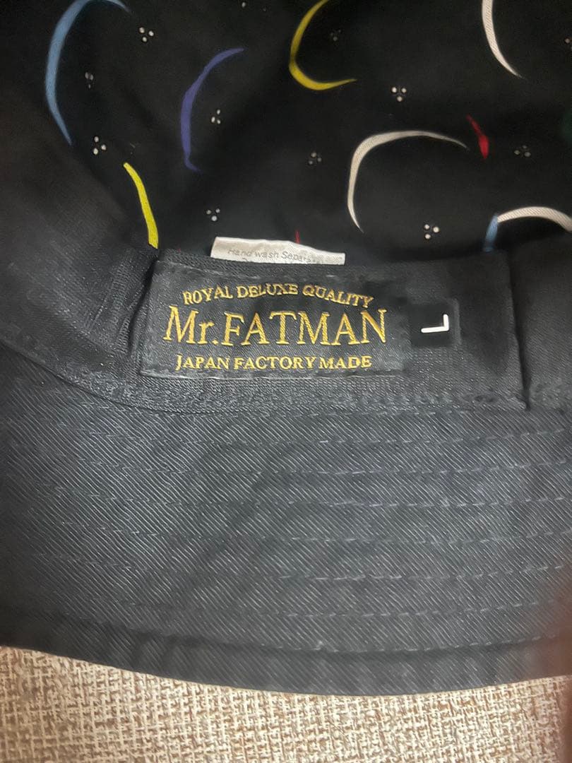 Mr.FATMAN バケットハット 黒