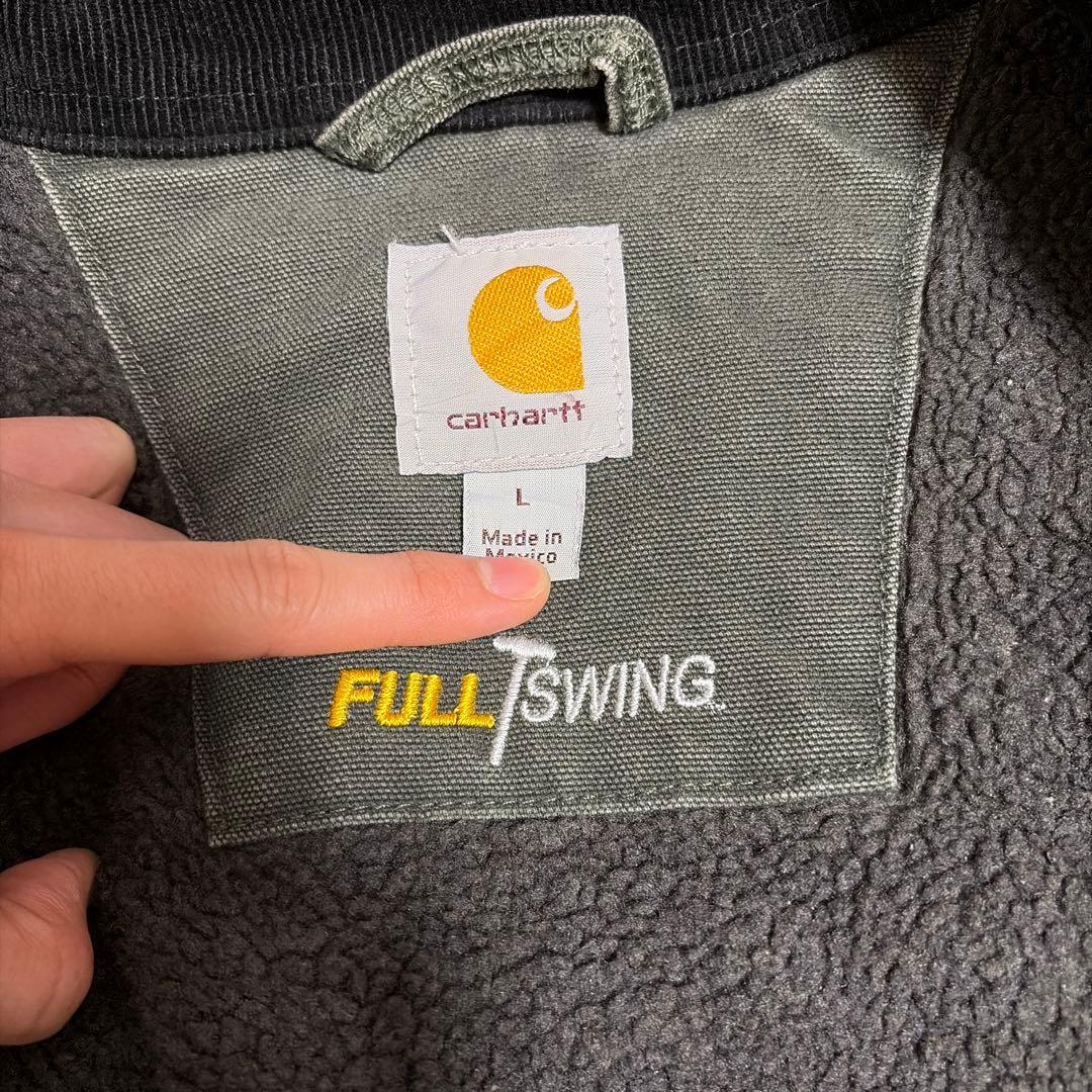 Carhartt グリーン　デトロイトジャケット