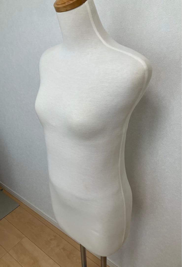 【和装着付けトルソー　着付け練習用】 ホワイトマネキン フルボディ 金属スタンド