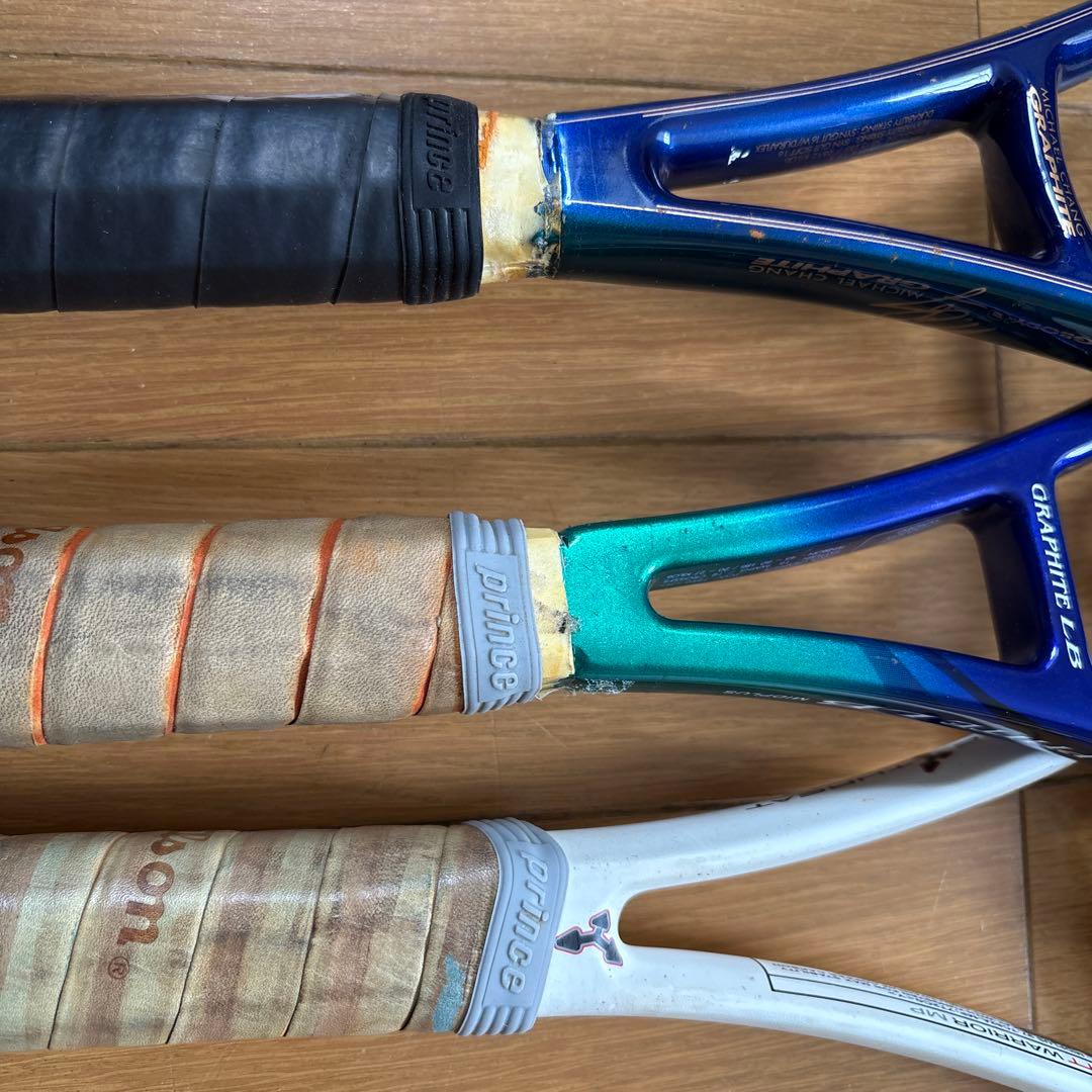 3本纏め売り　プリンス硬式ラケット