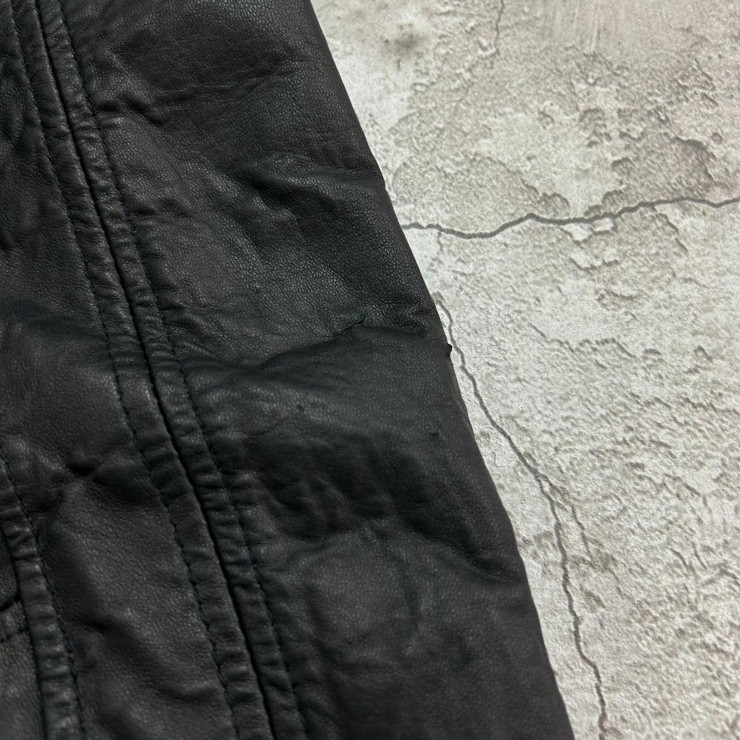 m*n様  　レザージャケット　スイングトップ　中綿　古着