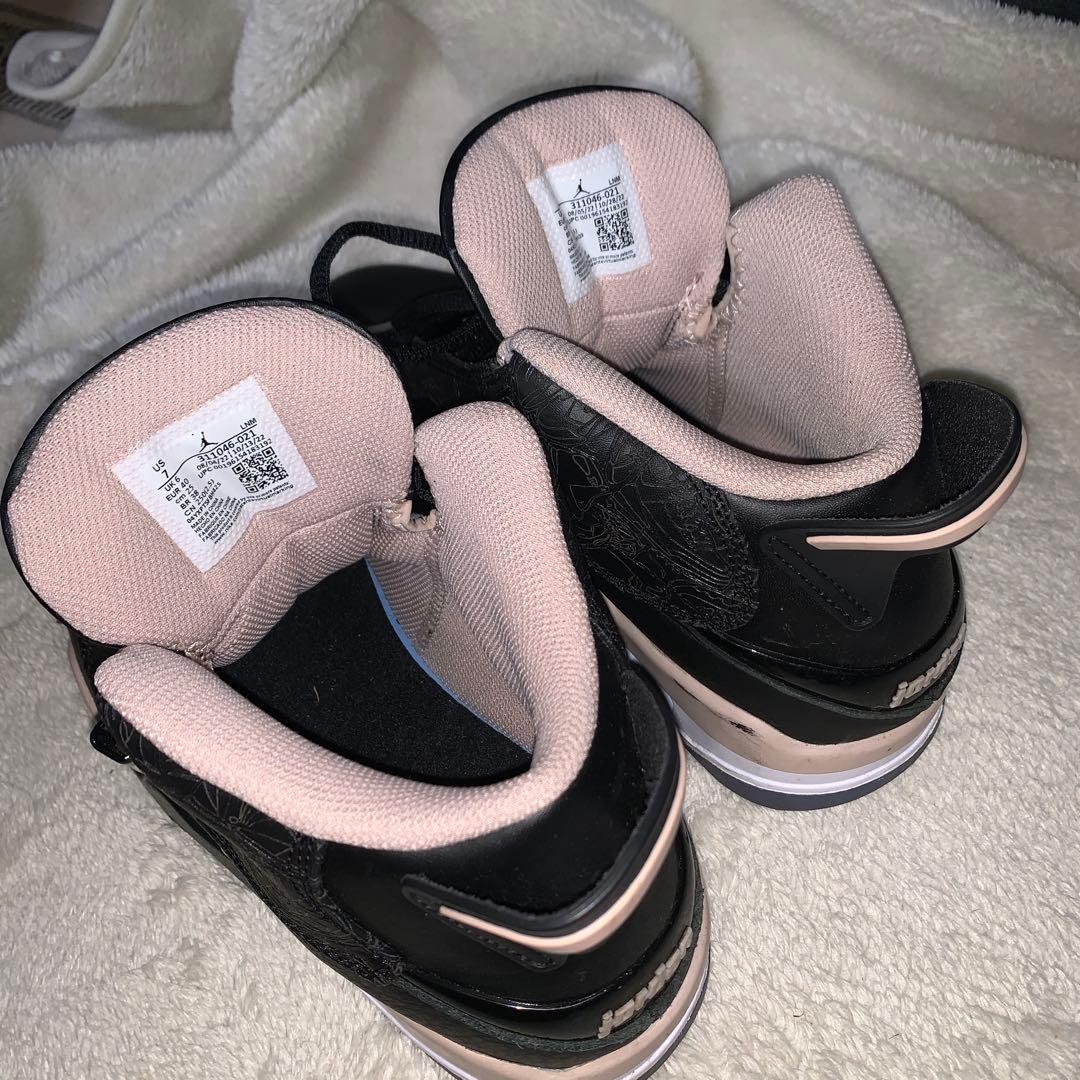 ナイキAIR JORDAN DUB ZERO 25cm 黒
