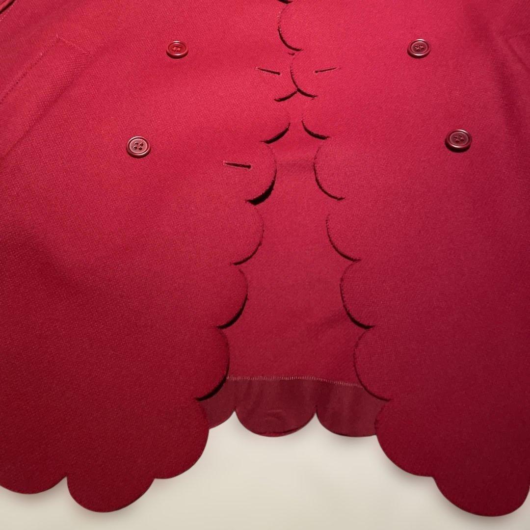 美品　RED VALENTINO 赤 ポンチョ・ケープコート 新品タグ付き
