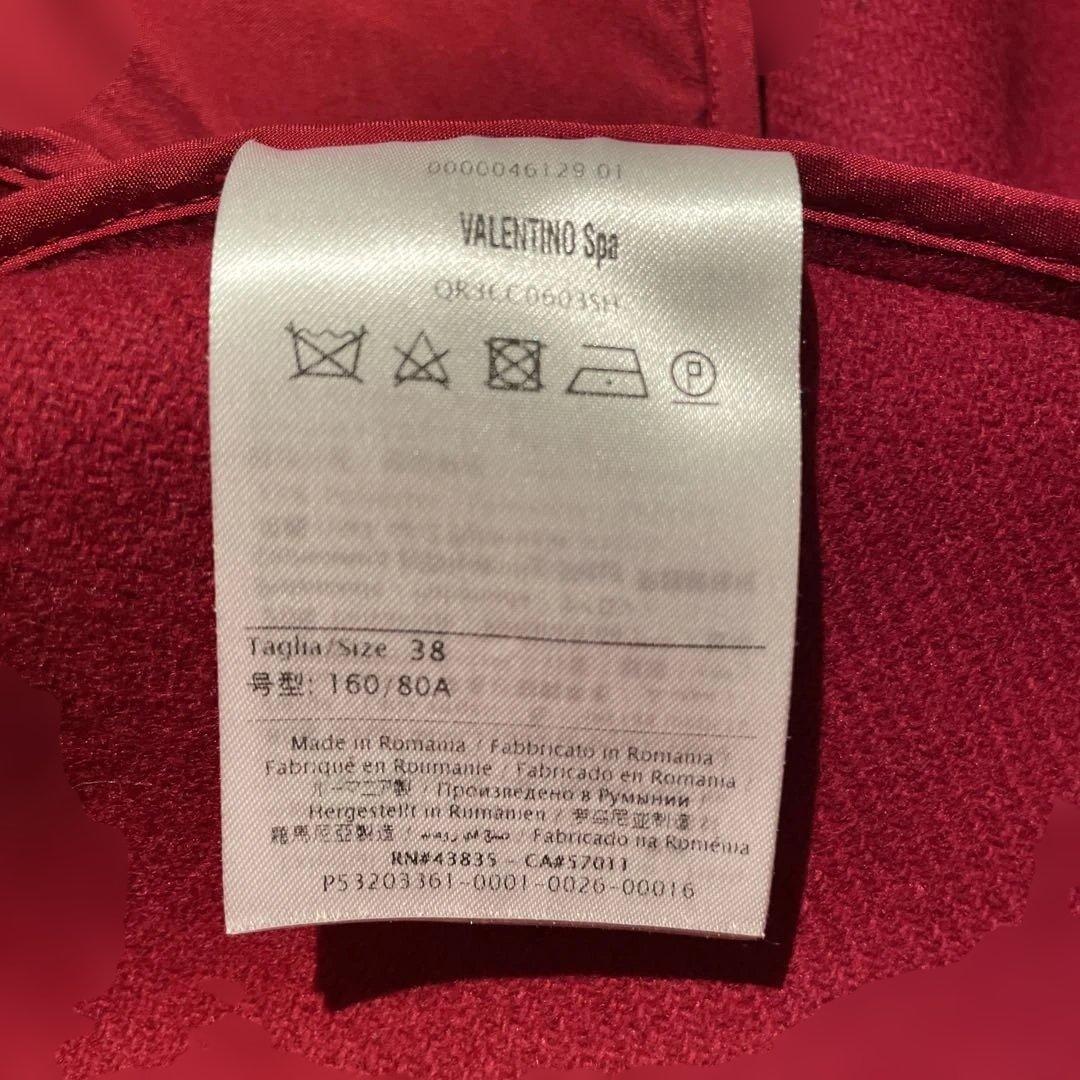 美品　RED VALENTINO 赤 ポンチョ・ケープコート 新品タグ付き