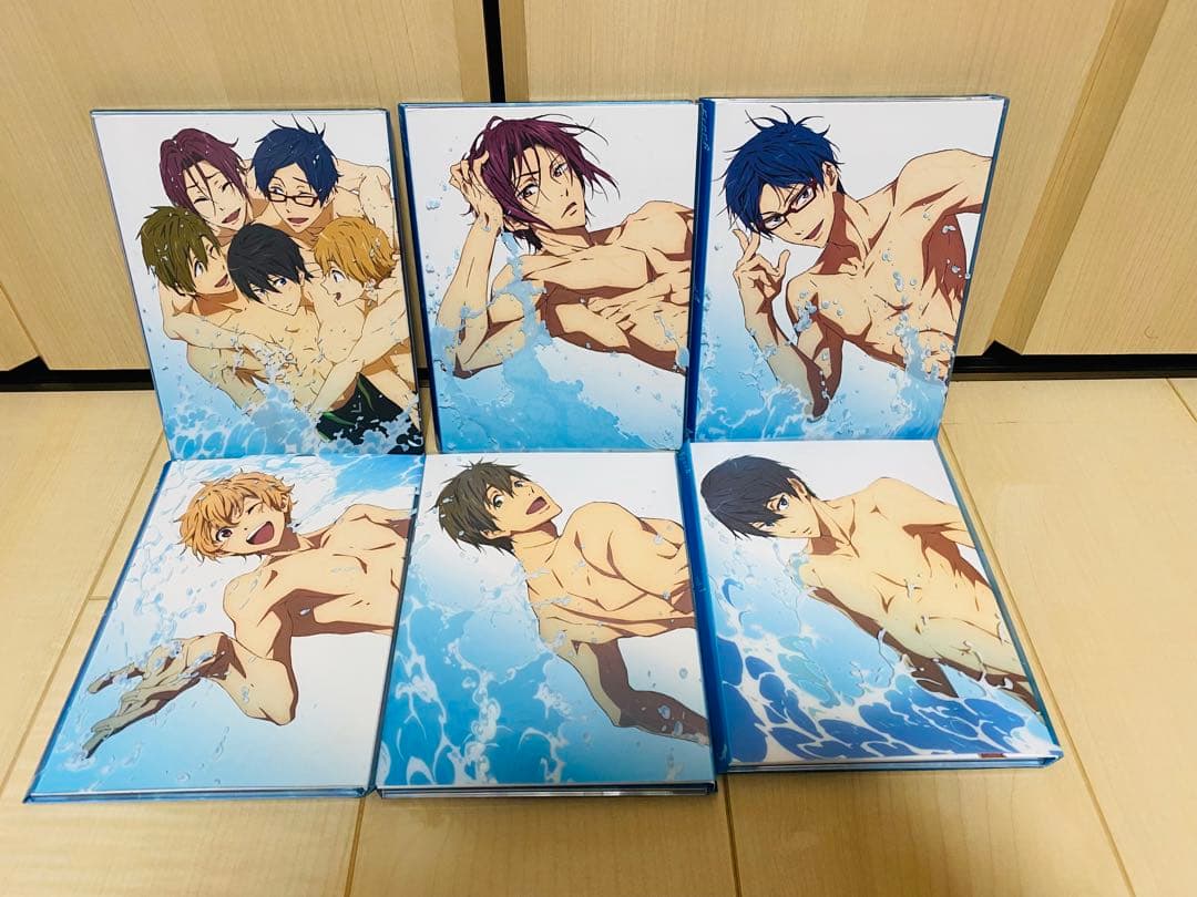 【特典完備】DVD Free! 1期 & 2期 初回限定版 全6巻セット