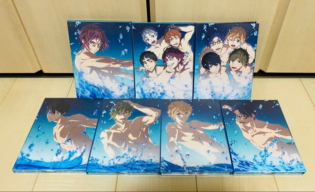 【特典完備】DVD Free! 1期 & 2期 初回限定版 全6巻セット