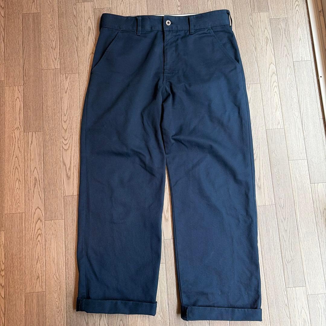 weirdo wind-up pants 34 紺色