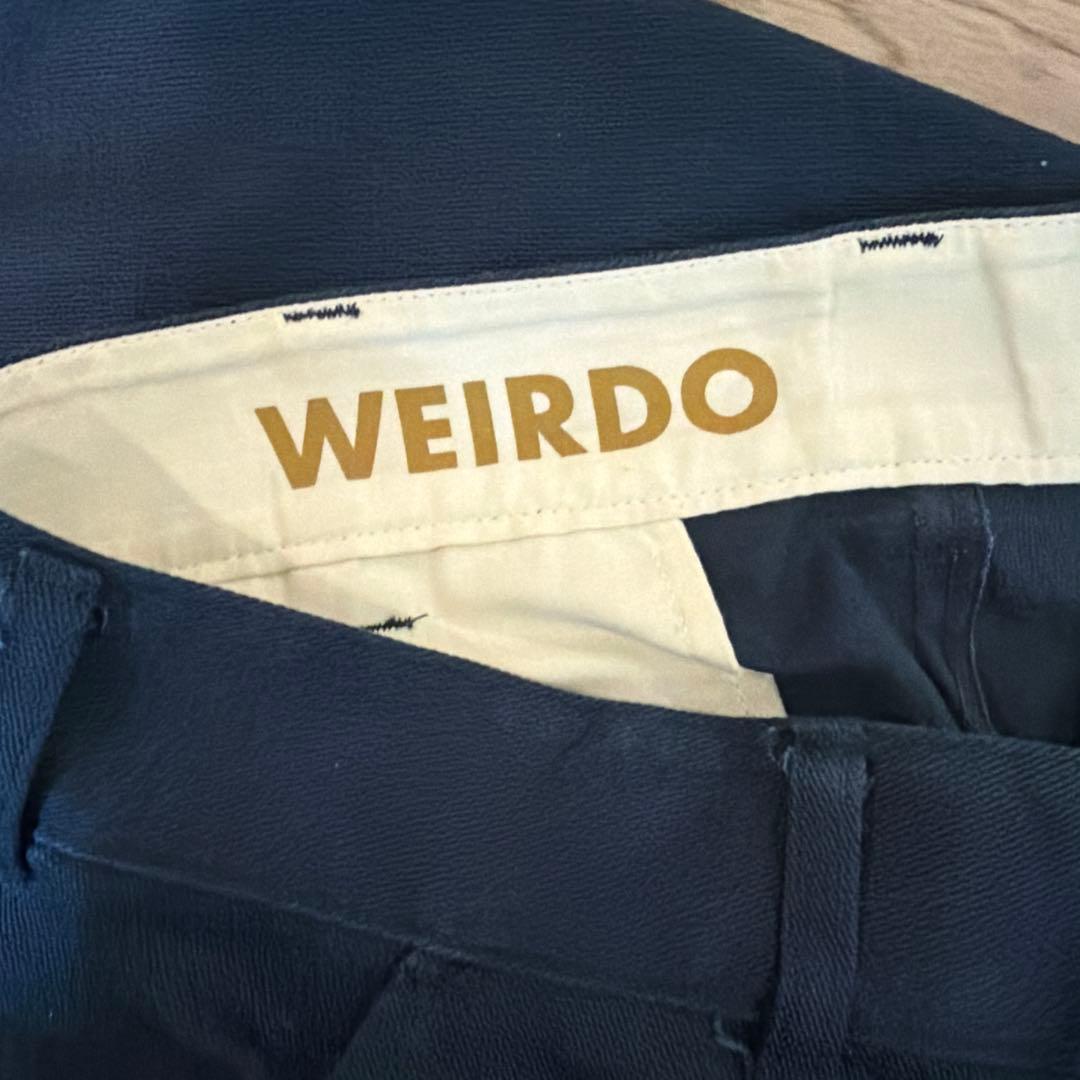 weirdo wind-up pants 34 紺色