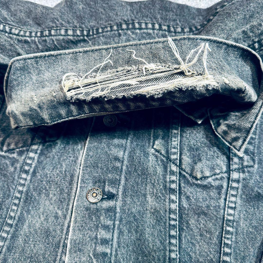 90s Levis 先染め ブラック デニムジャケット 75505-0259