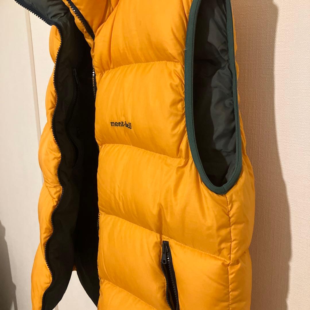 希少　90s montbell モンベル ダウンベスト リバーシブル