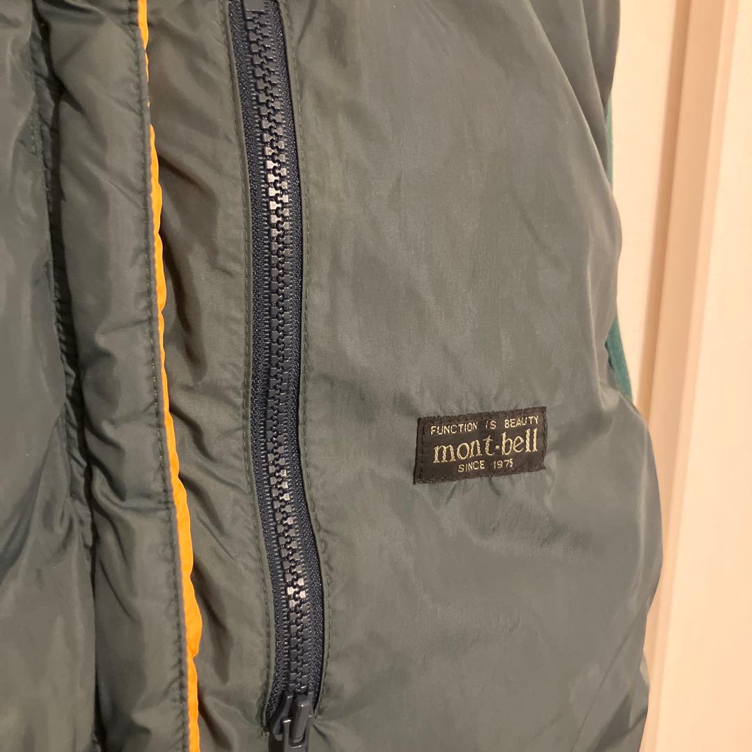 希少　90s montbell モンベル ダウンベスト リバーシブル
